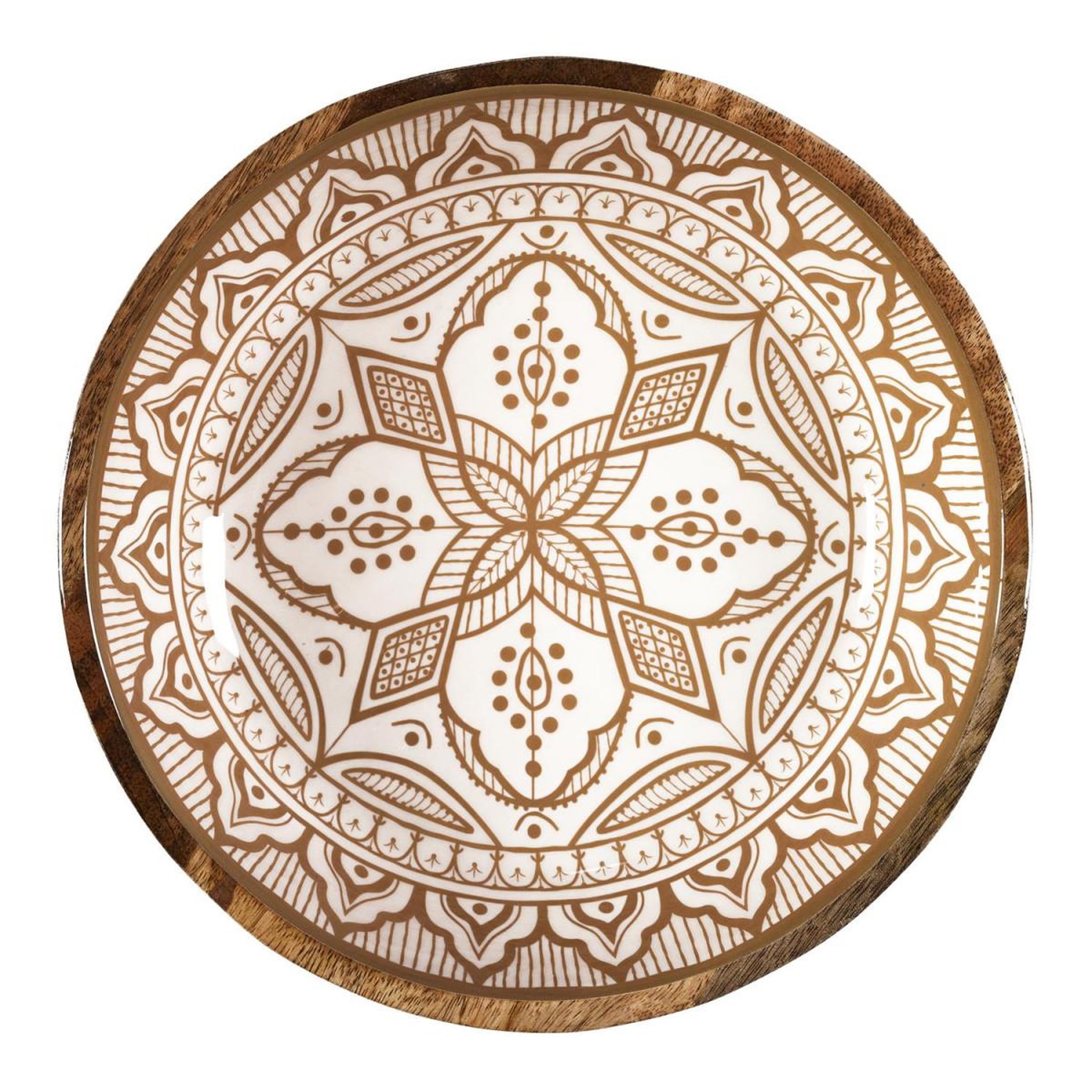 Voir la diapositive 2 : The Home Deco Factory Saladier en Bois  Dune  28cm Terracotta