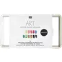 RICO DESIGN Palette d'aquarelle - 12 couleurs métalliques