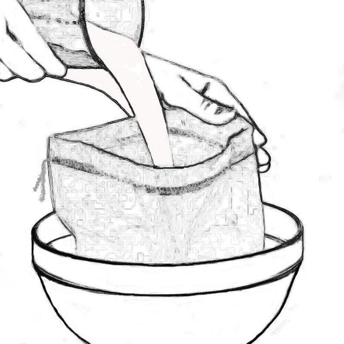 Chevalier Diffusion Faire son lait végétal : 2 sacs à lait