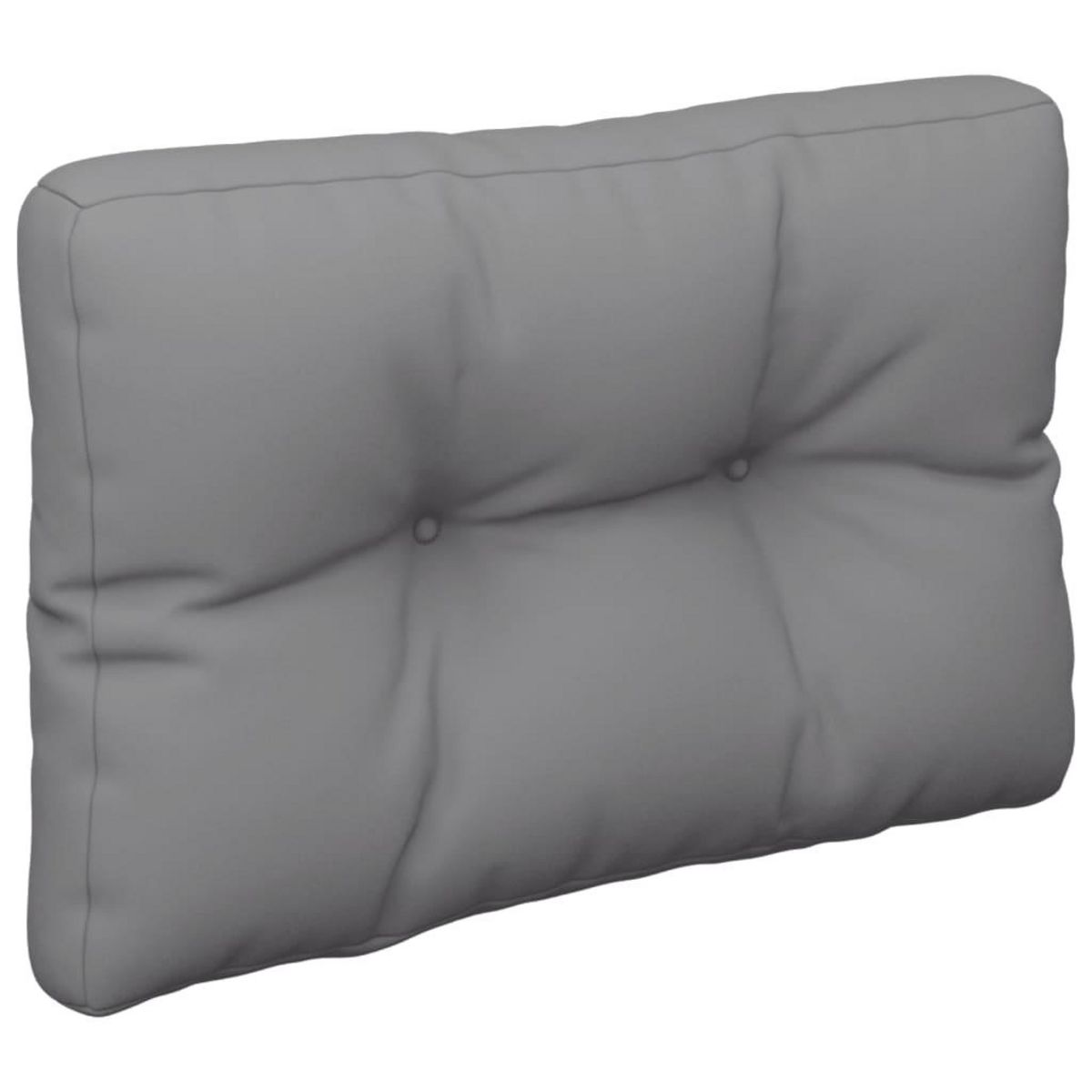 VIDAXL Coussins de palette lot de 2 gris tissu