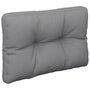 Voir la diapositive 5 : VIDAXL Coussins de palette lot de 2 gris tissu