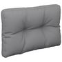 Voir la diapositive 5 : VIDAXL Coussins de palette lot de 2 gris tissu