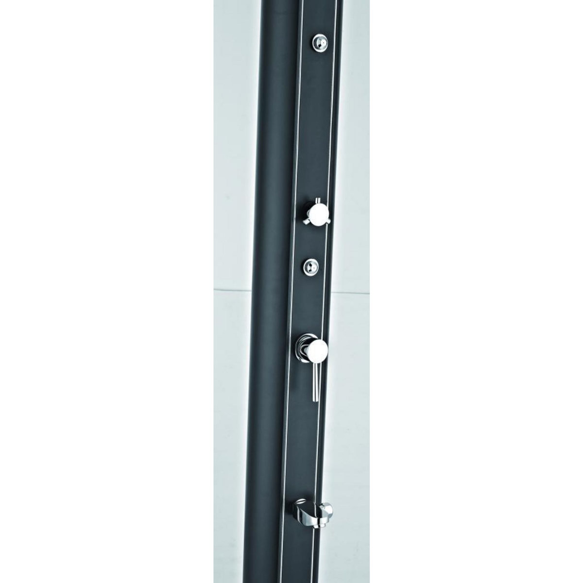 GRE Douche solaire aluminium 32 litres + brumisateur et lave-pieds