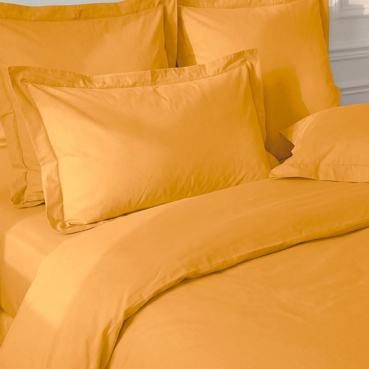 Sensei Maison Lot de 2 taies d'oreiller en percale de coton SOFT PERCALE