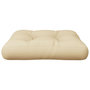 Voir la diapositive 4 : VIDAXL Coussin de palette beige 58x58x10 cm tissu