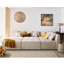 Voir la diapositive 2 : LISA DESIGN Amalfi - pouf modulable - en tissu