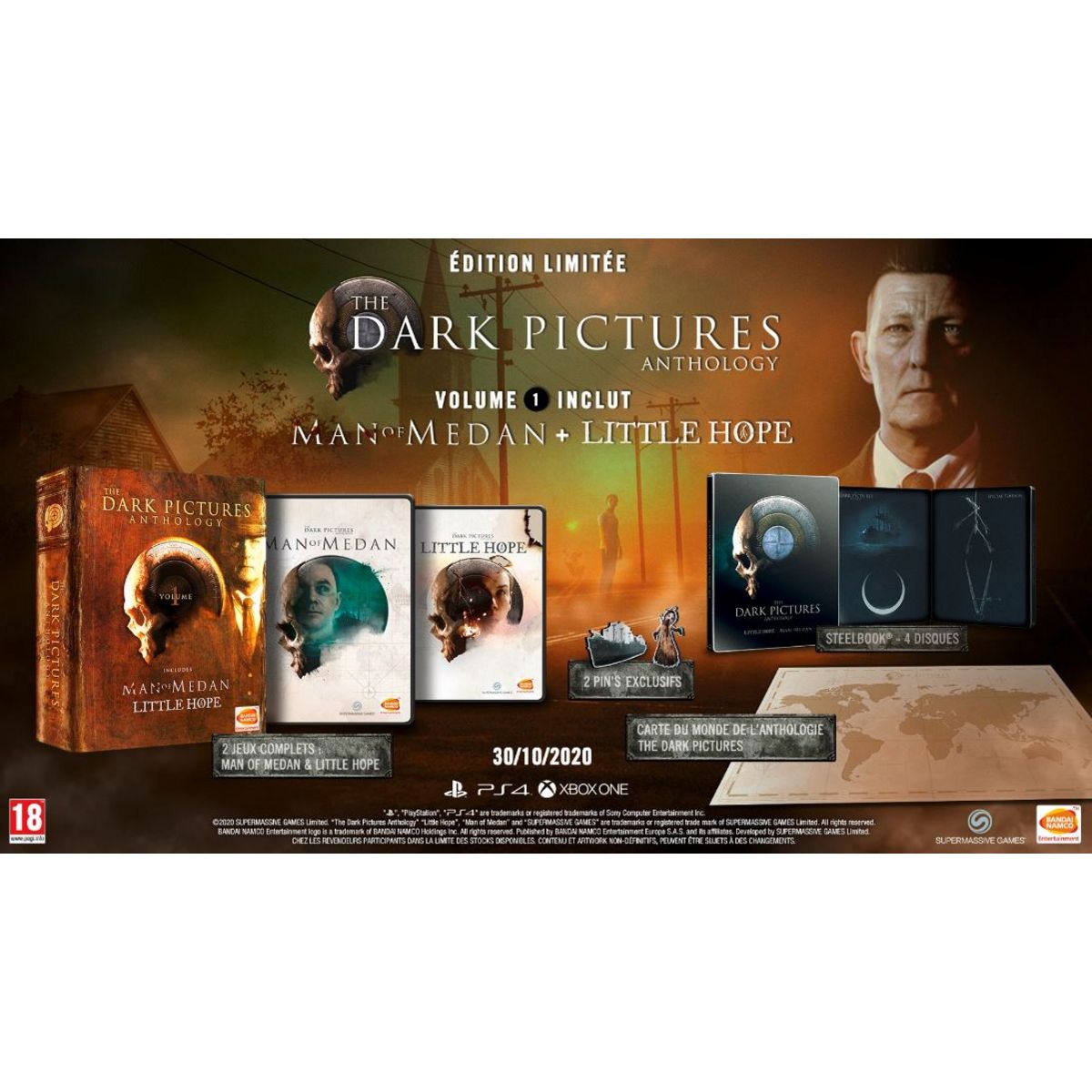 The Dark Pictures Anthology : Man of Medan et Little Hope PS4