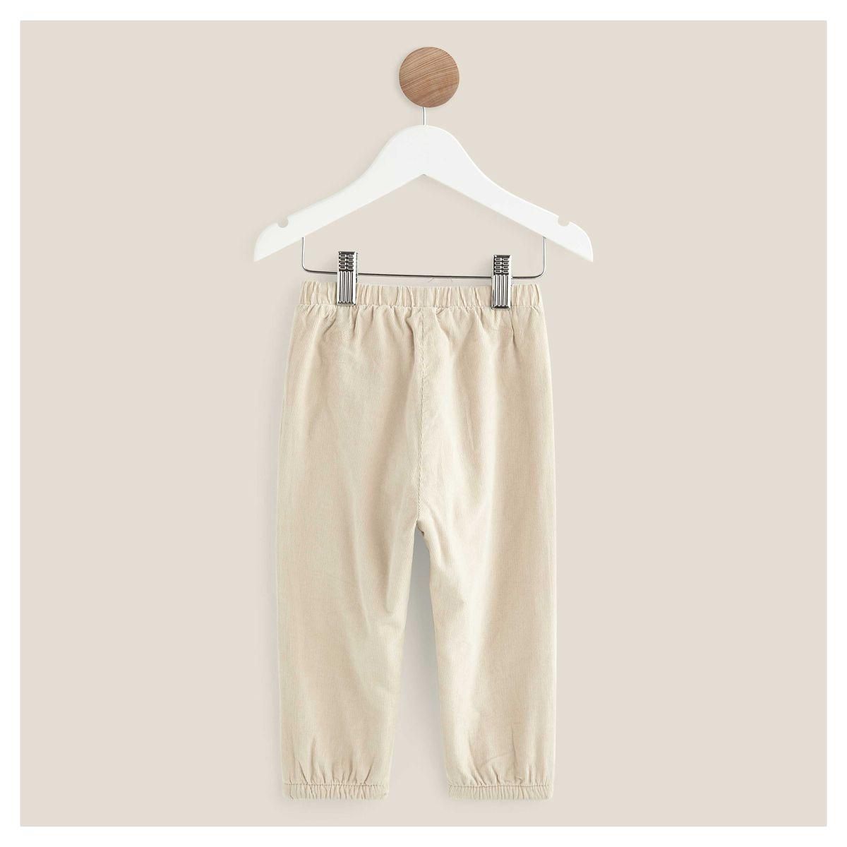 IN EXTENSO Pantalon velours bébé fille
