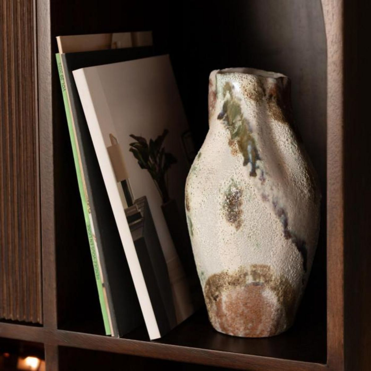 Paris Prix Vase Design en Argile  Lune  26cm Beige