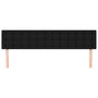 Voir la diapositive 3 : VIDAXL Tetes de lit 2 pcs Noir 80x5x78/88 cm Tissu