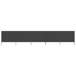 VIDAXL Paravent 5 panneaux Tissu 600 x 120 cm Anthracite