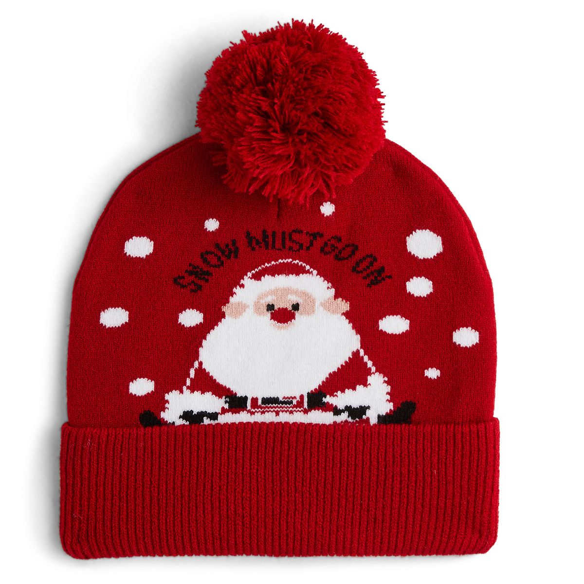 INEXTENSO Bonnet père noël "snow must go on" enfant