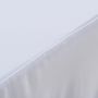 Voir la diapositive 3 : VIDAXL Nappes elastiques de table avec jupon 2 pcs 120x60,5x74cm Blanc