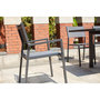 Voir la diapositive 6 : CONCEPT USINE Console extensible et 6 chaises en aluminium OLHAO