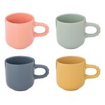 SECRET DE GOURMET Lot de 4 Tasses à Café  Emma  12cl Multicolore