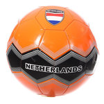 SPORTZONE Ballon de Football Noir/Orange Sport Zone Hollande. Coloris disponibles : Noir