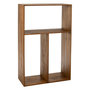 Voir la diapositive 1 : Paris Prix Étagère Murale en Bois  Cub  156cm Marron