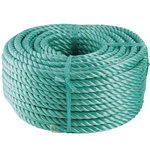 Corderies tournonaises Corde en polyester verte  40m, Ø10mm