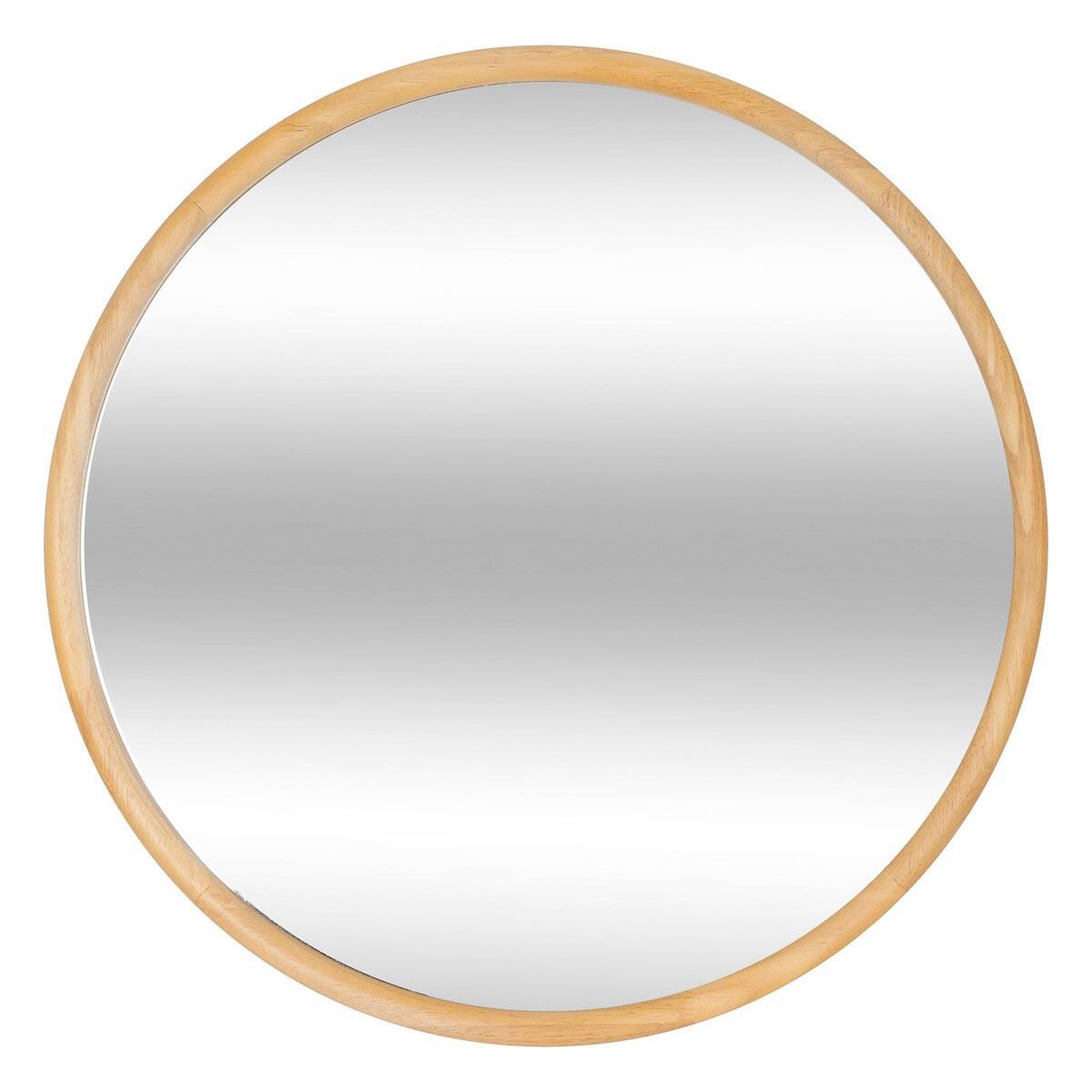 ATMOSPHERA Miroir mural rond  kim  55cm naturel