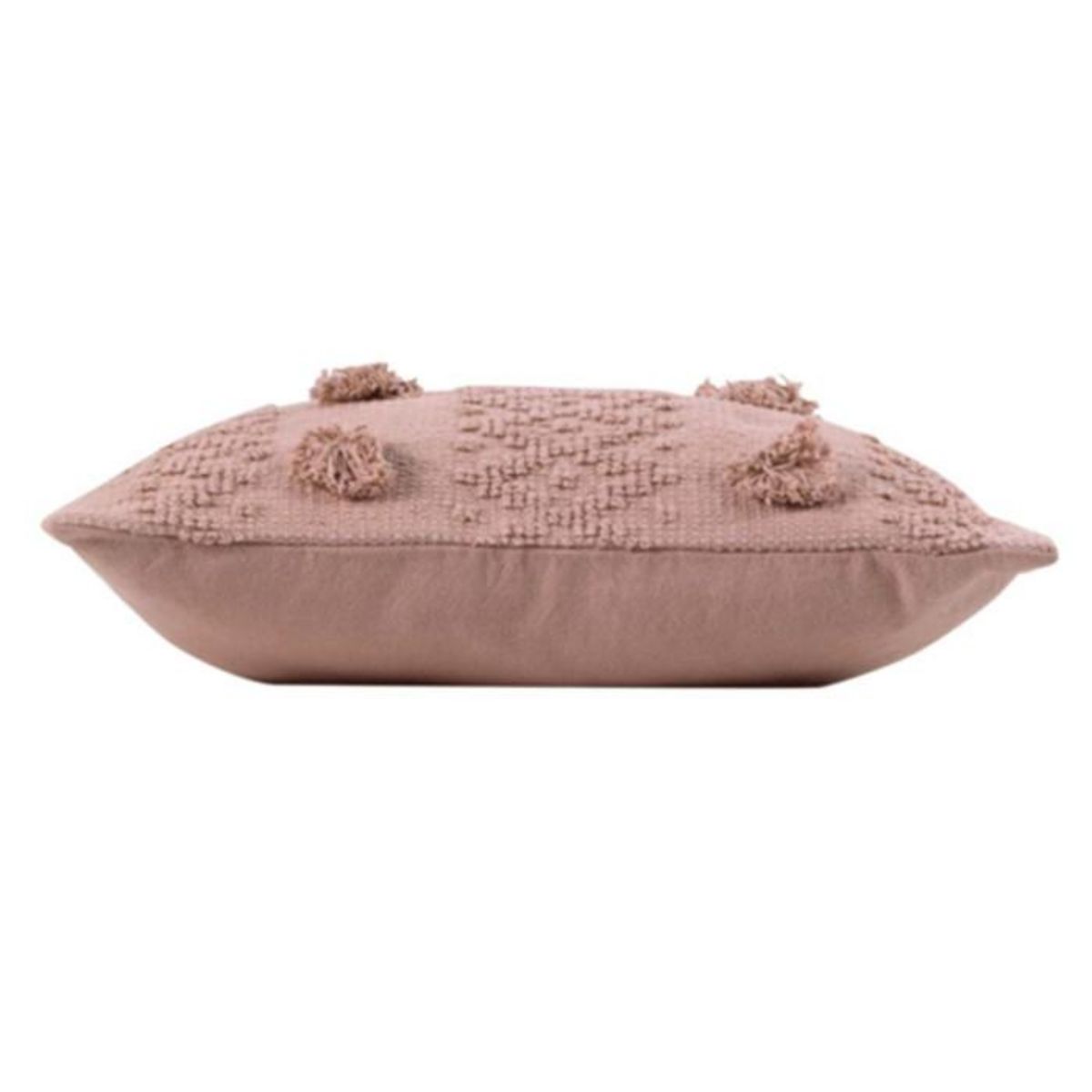 Paris Prix Coussin Déco à Pompons  Alenia  40x40cm Rose