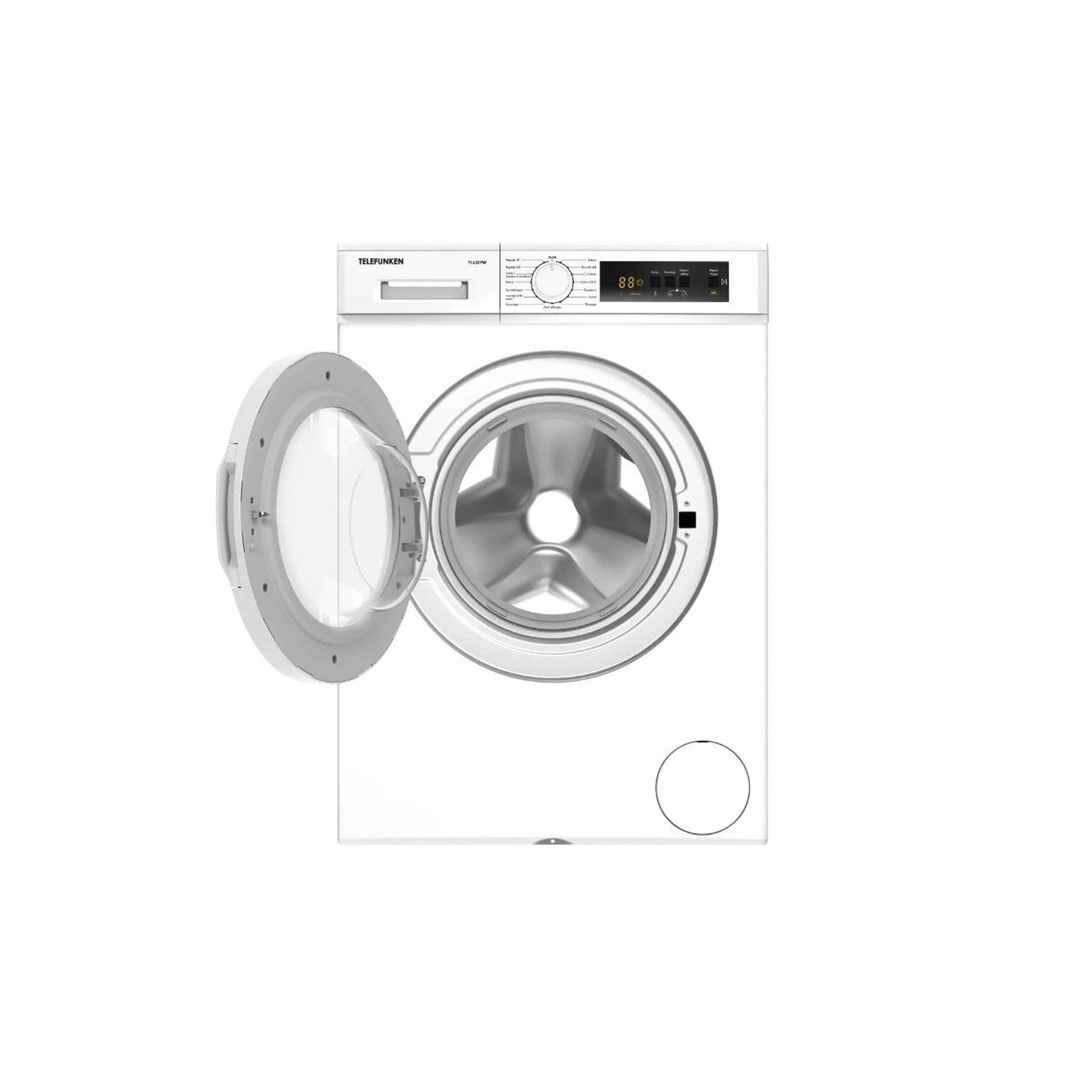 Voir la diapositive 6 : TELEFUNKEN Lave-linge frontal 7kg 1200 tours/min - tll127w