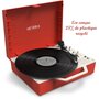 Voir la diapositive 2 : VICTROLA Platine vinyle RE-SPIN Eco Concue Rouge