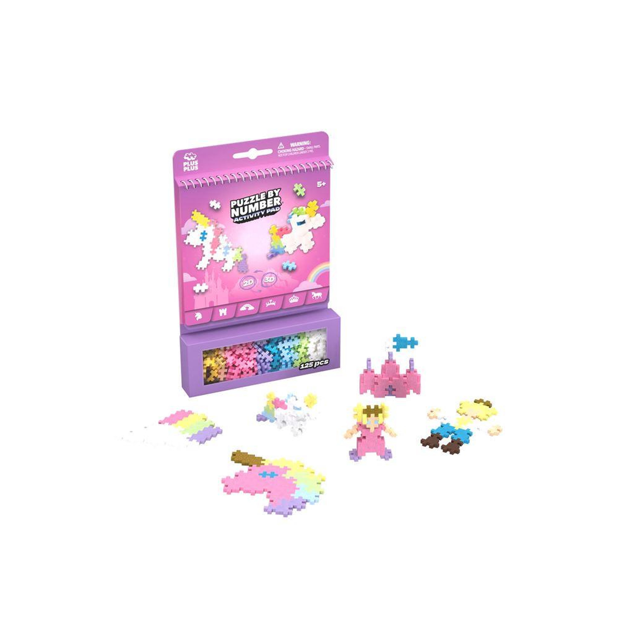 PlusPlus Jeu de construction Plus Plus Bloc d activité Conte de fée 125 pièces