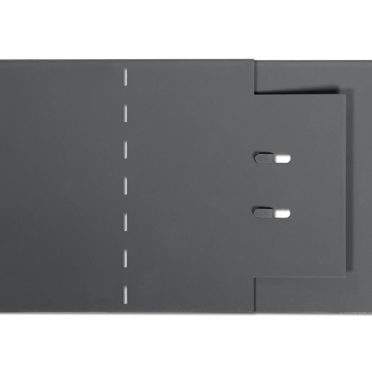 ID MARKET Bordurette de jardin x5 acier gris anthracite flexible L. 5 x H. 0.14 M