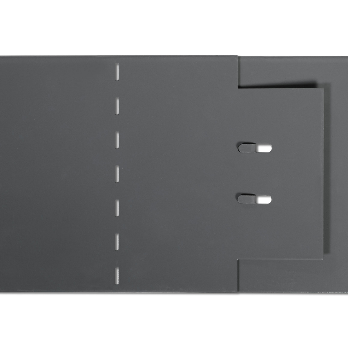 ID MARKET Bordurette de jardin x5 acier gris anthracite flexible L. 5 x H. 0.14 M