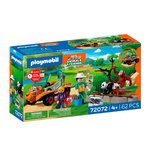 PLAYMOBIL 72072 Zoo : Gardien de zoo et véhicule