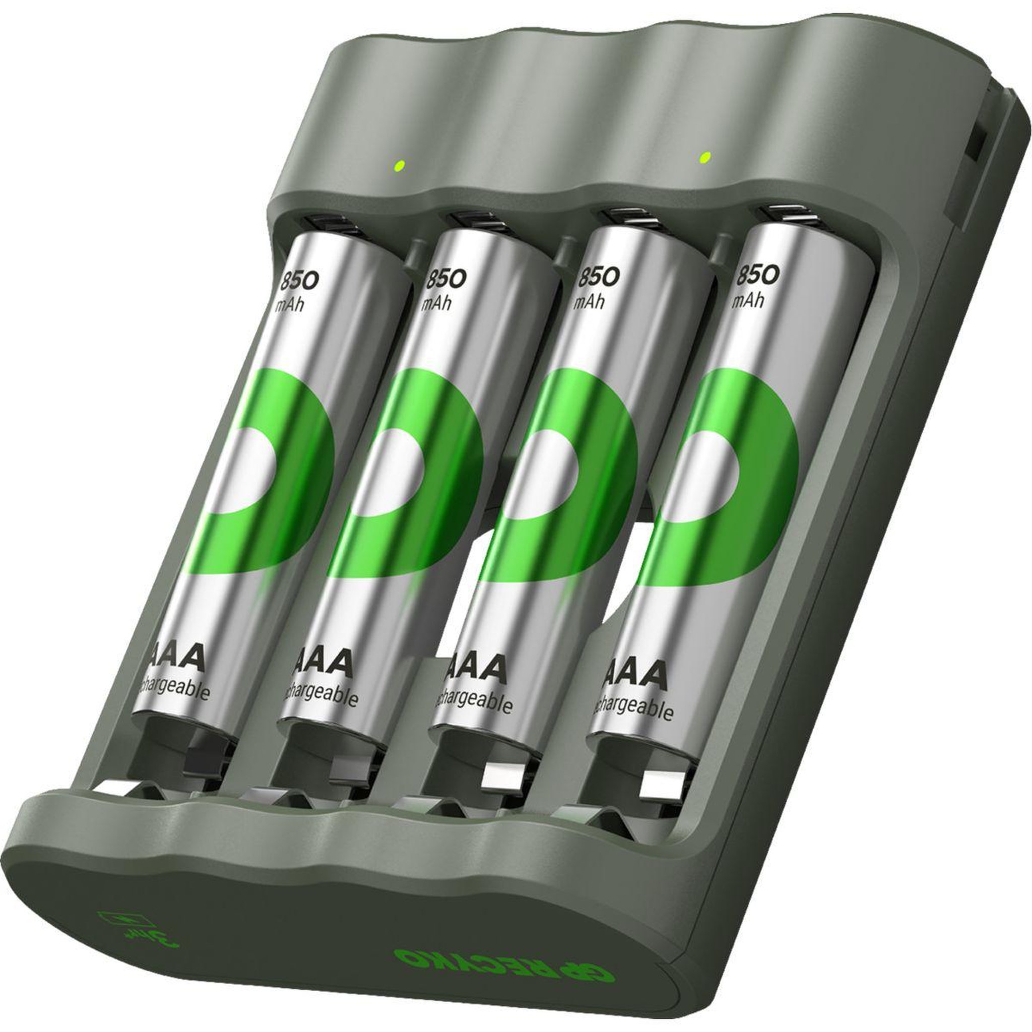Voir la diapositive 2 : GP BATTERIES Chargeur de piles b441 + 4 aaa 850mah