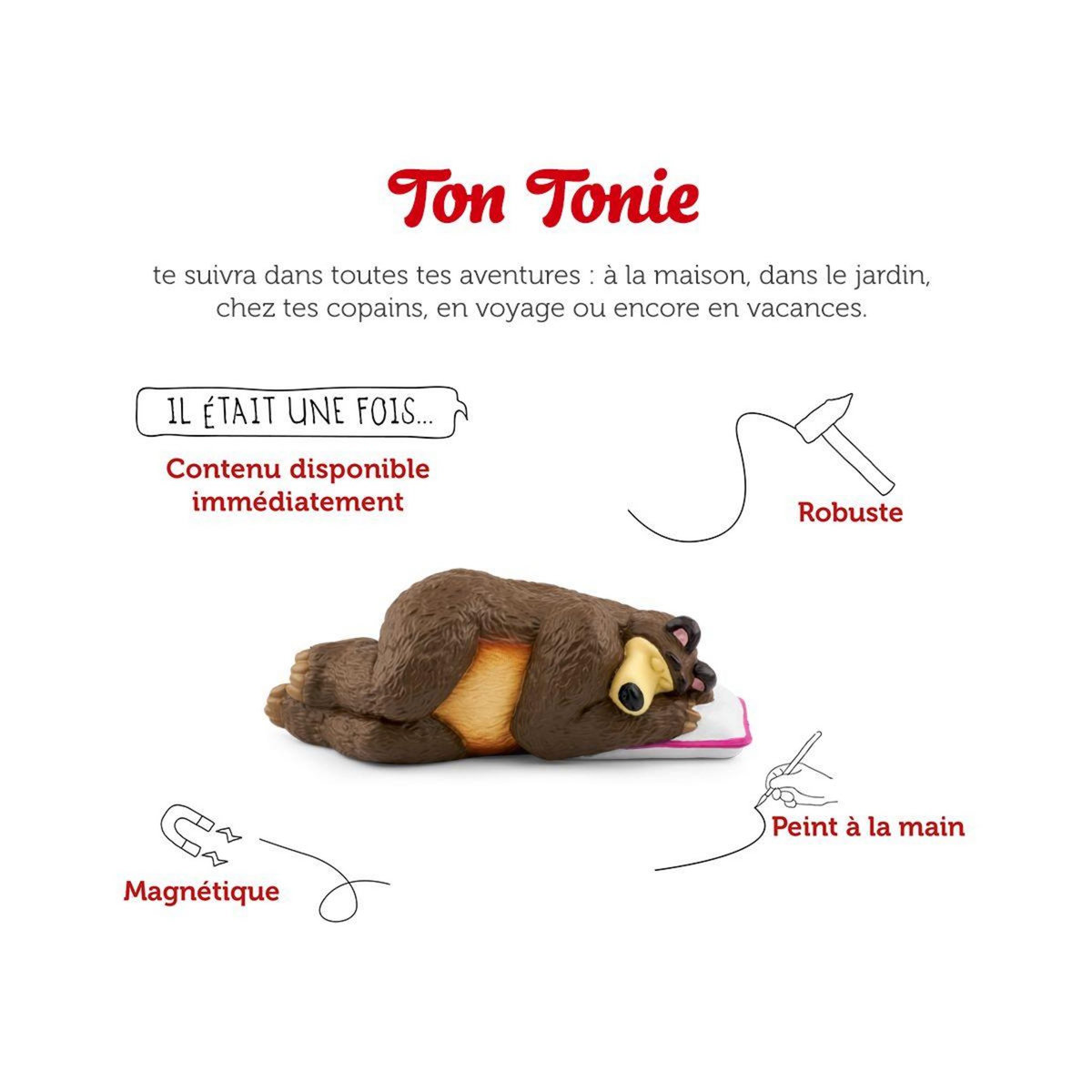 TONIES Jeu éducatif Masha & Michka - Michka