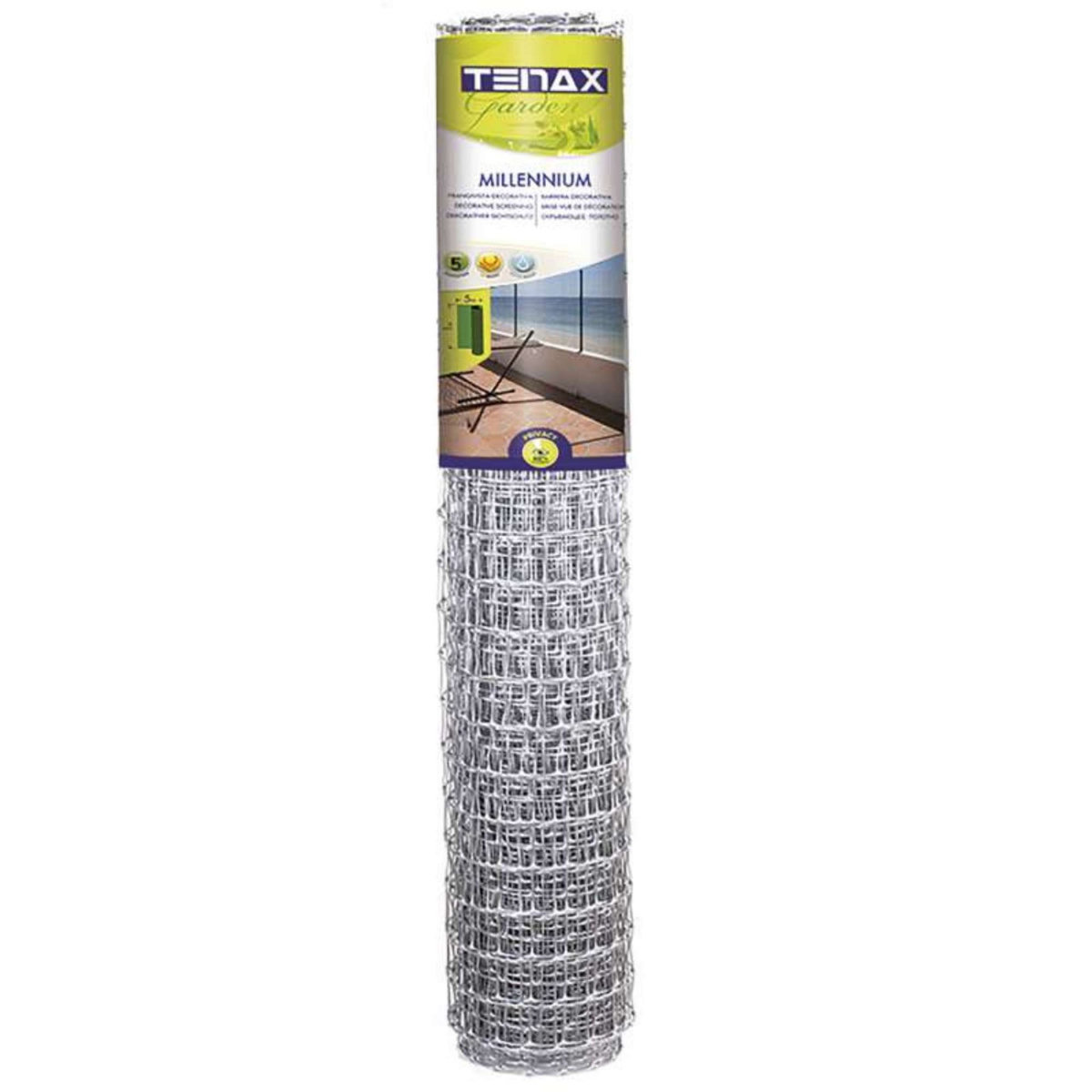 Tenax Grillage plastique gris  Taille 1 x 10 m