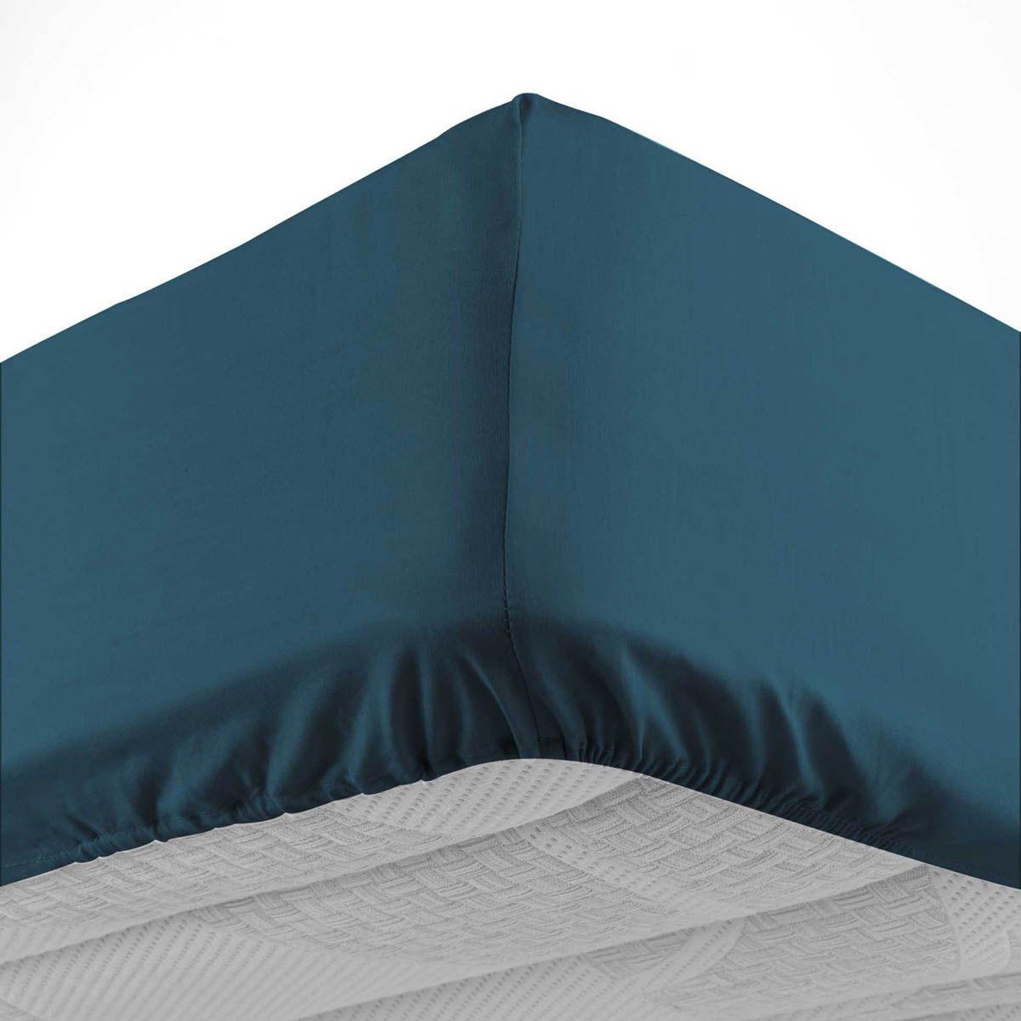 Douceur d'Intérieur Drap housse  lina  180x200cm bleu