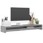 Voir la diapositive 3 : VIDAXL Support de moniteur Sonoma gris 100x24x13 cm Bois d ingénierie