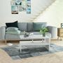 Voir la diapositive 5 : VIDAXL Table basse Bois d'ingenierie 90x59x42 cm Blanc