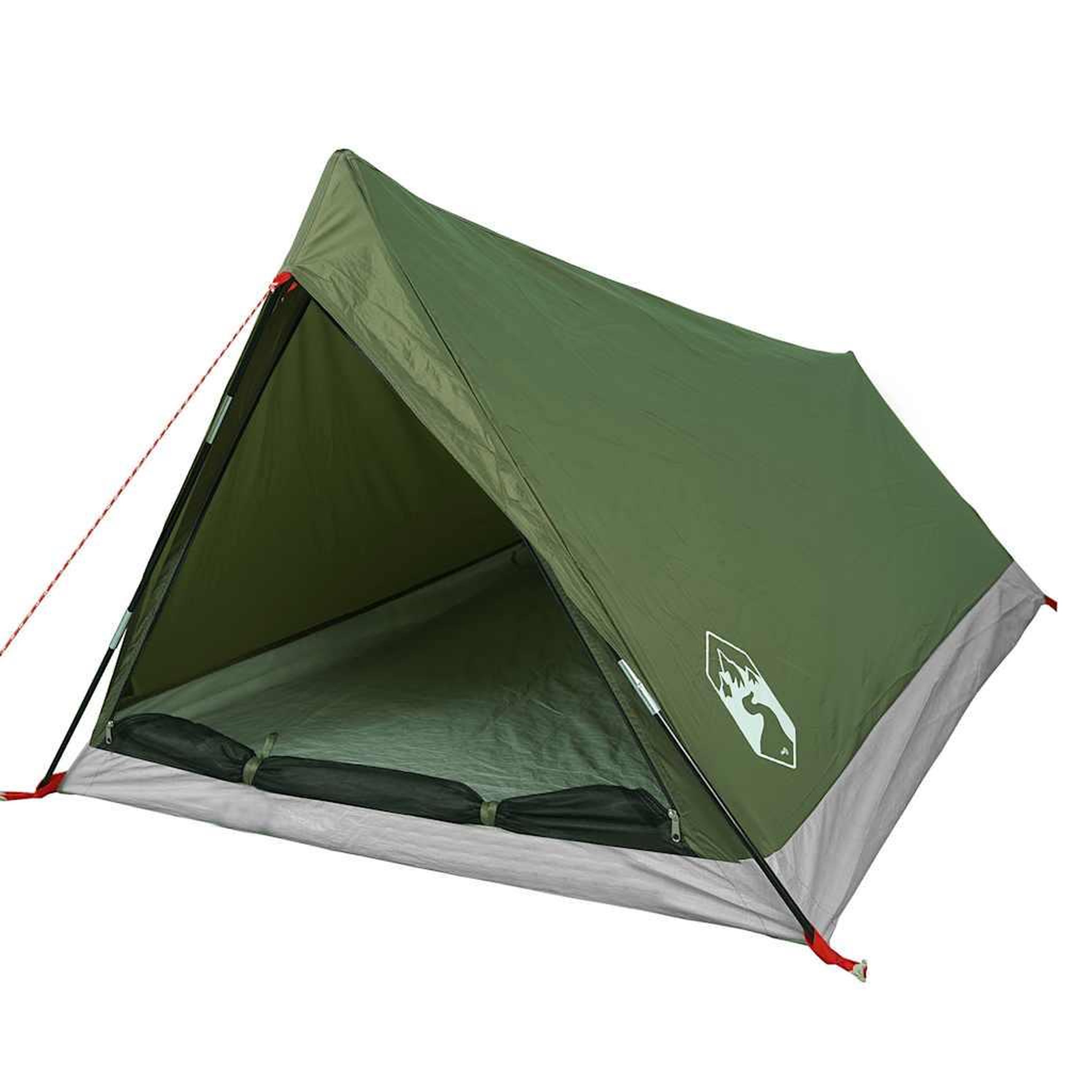 Voir la diapositive 4 : VIDAXL Tente de camping 2 personnes vert olive impermeable