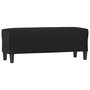 Voir la diapositive 2 : VIDAXL Banc Noir 100x35x41 cm Similicuir