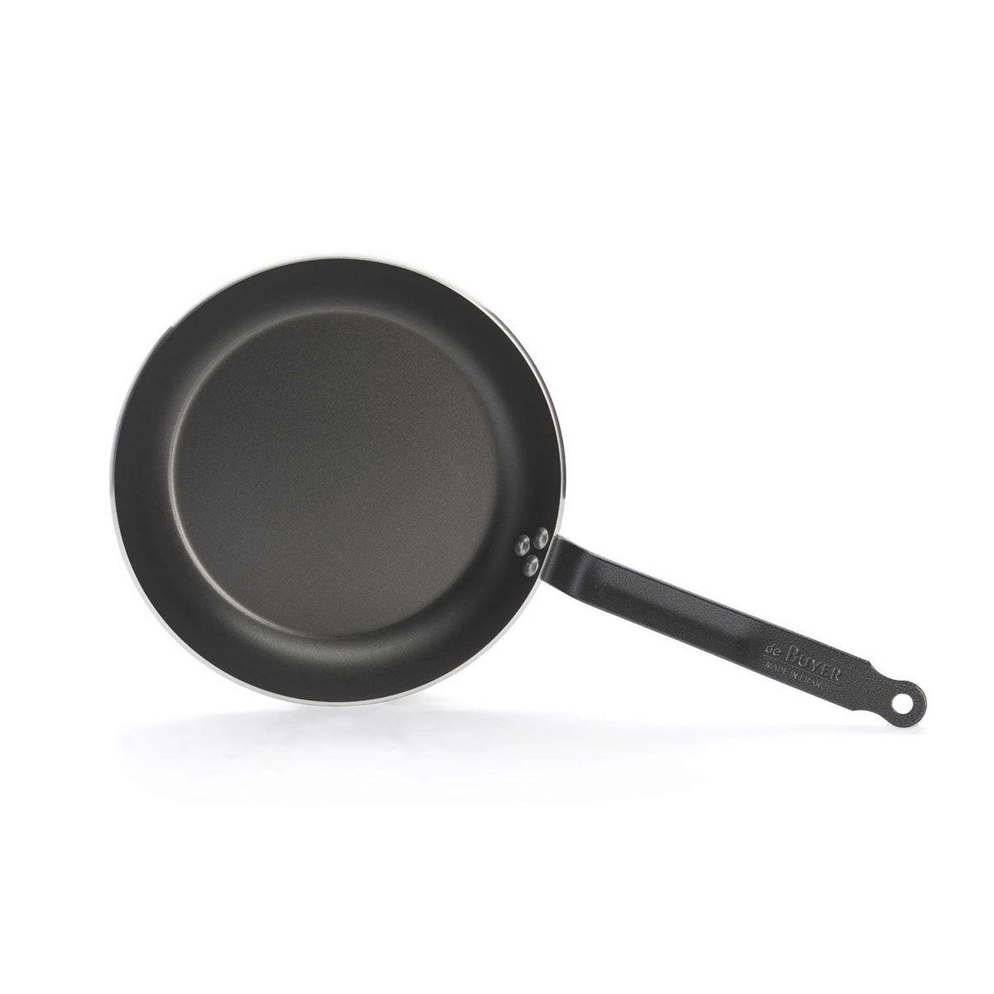 Voir la diapositive 3 : De buyer Poêle aluminium épais 24cm - 8480.24