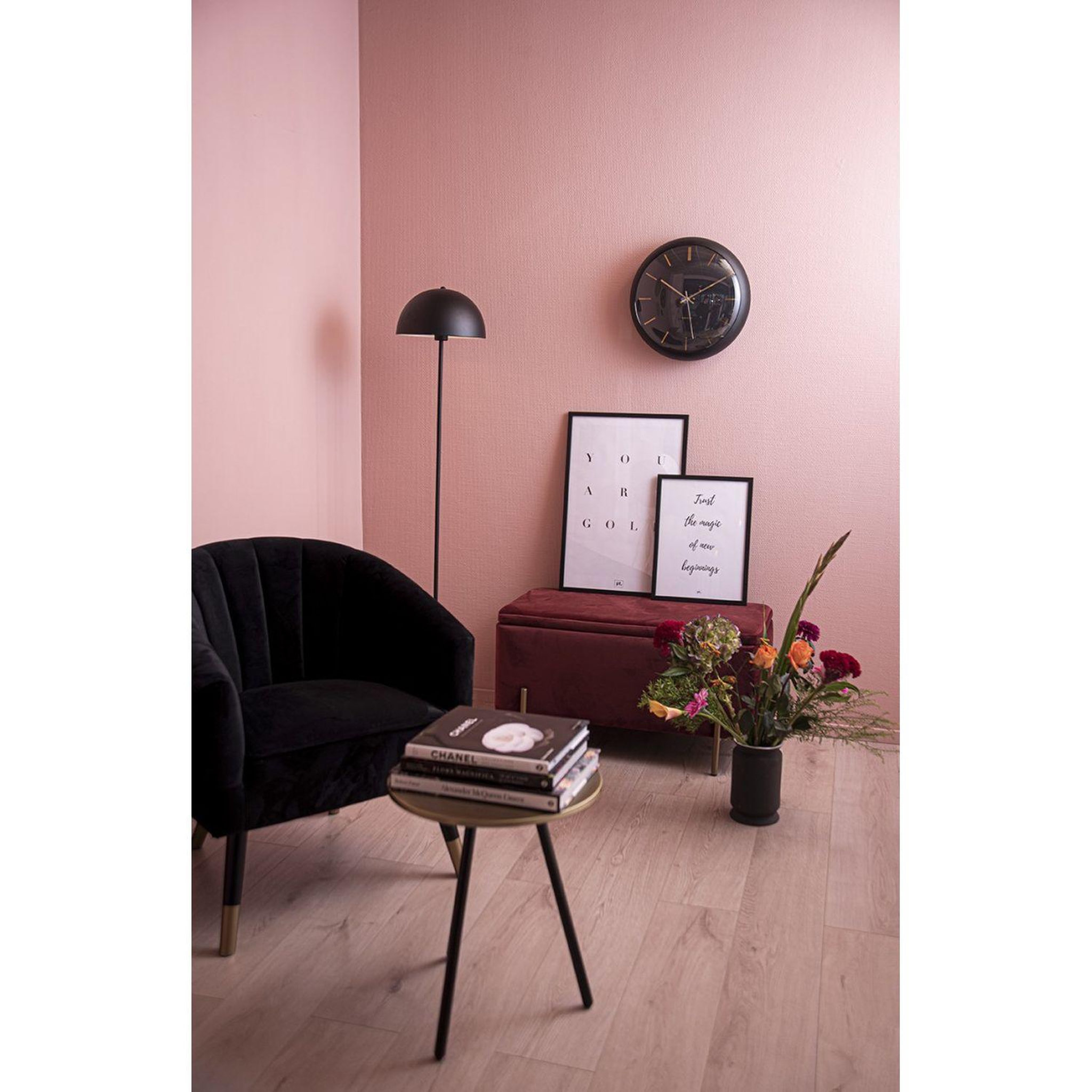 Voir la diapositive 2 : Leitmotiv Fauteuil 1 place en polyester effet velours
