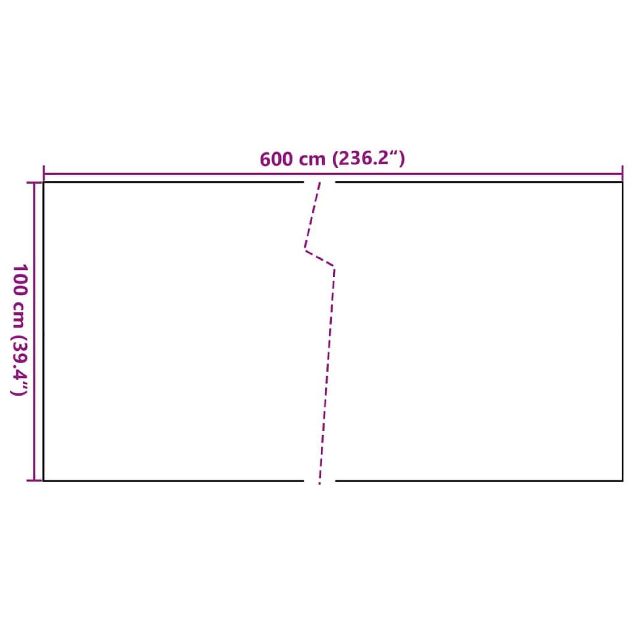 Voir la diapositive 6 : VIDAXL Paravent de balcon marron clair 600x100 cm resine tressee