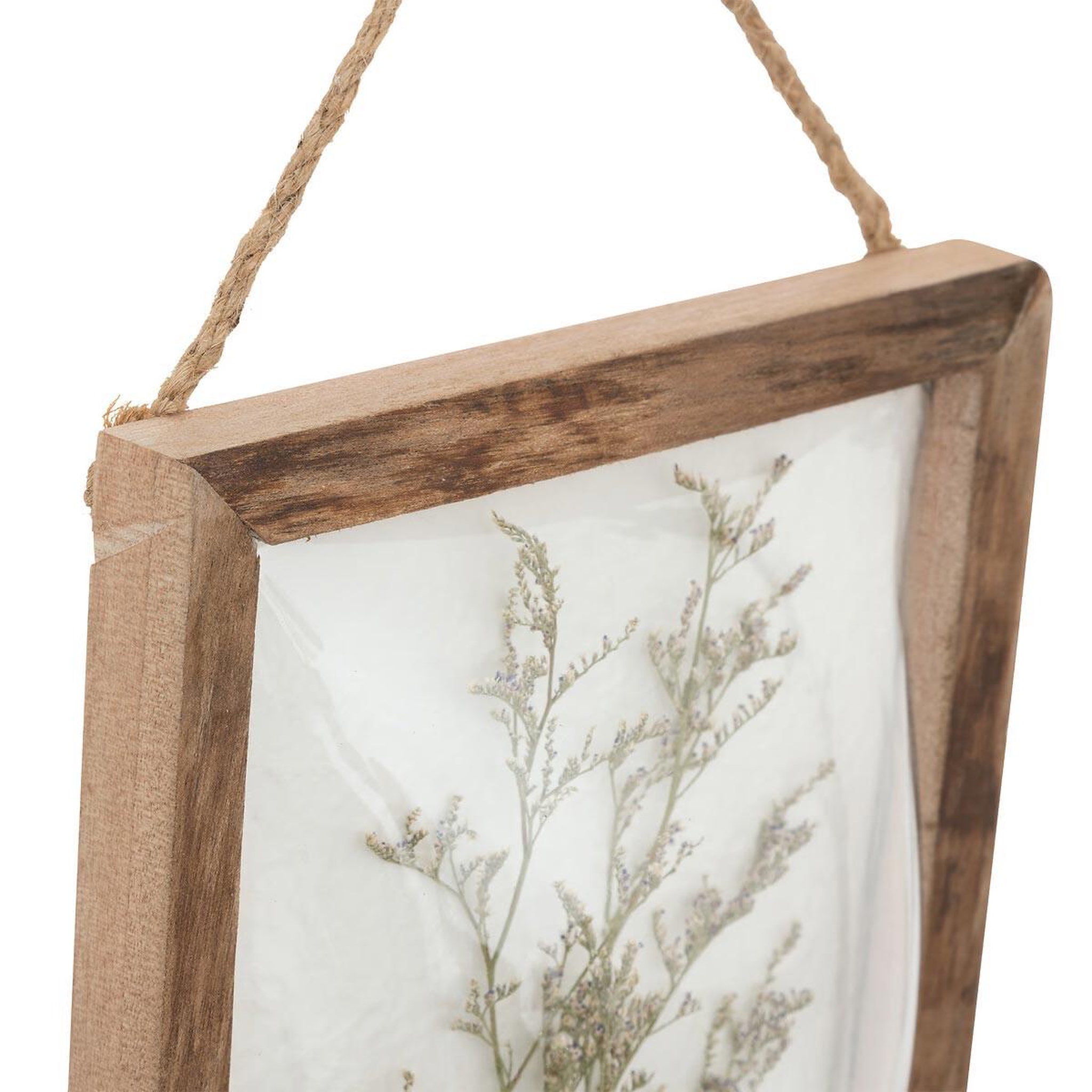 Voir la diapositive 2 : ATMOSPHERA Déco murale bombée fleurs  jonas  34cm marron