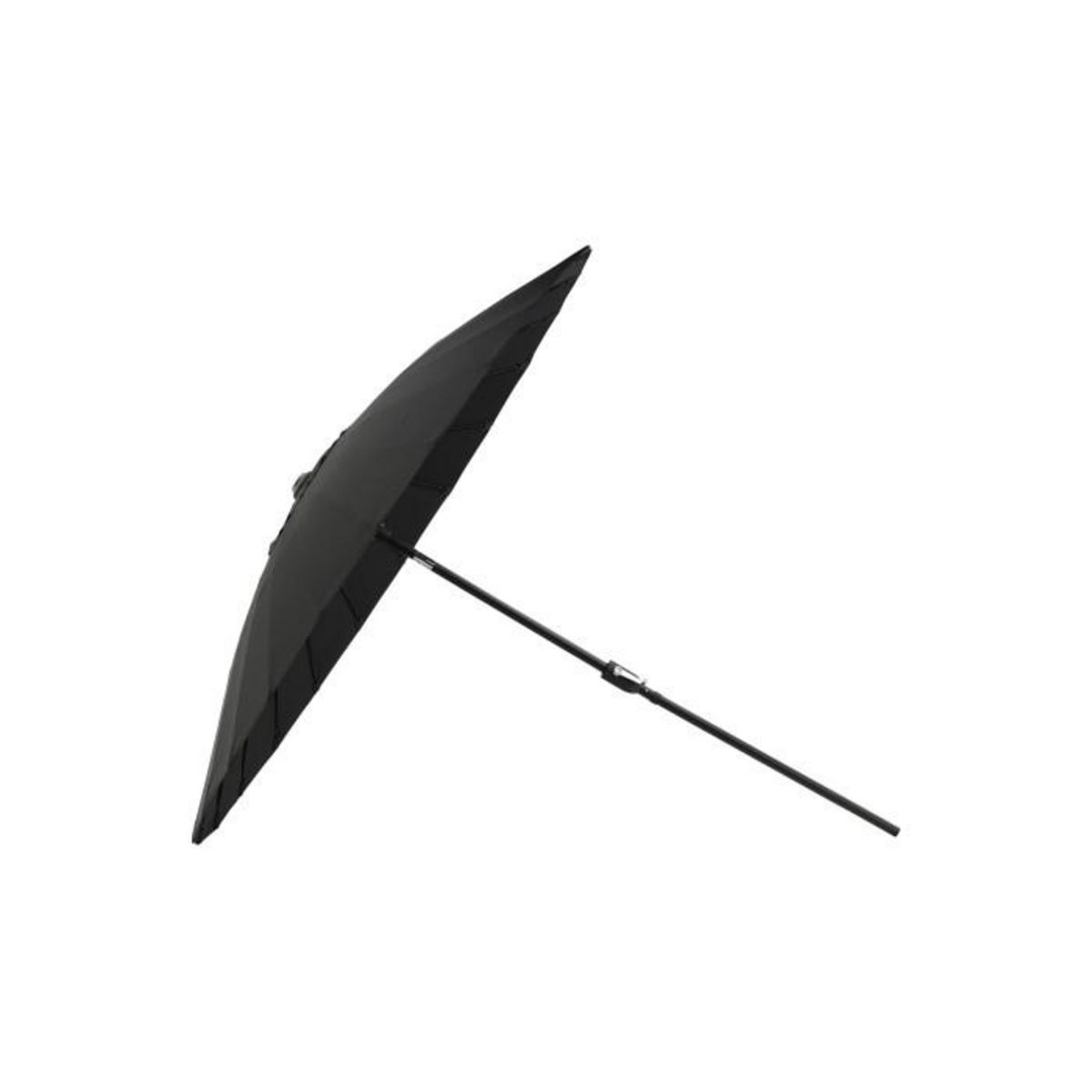 Paris Prix Parasol Design  Palmetto  270cm Noir