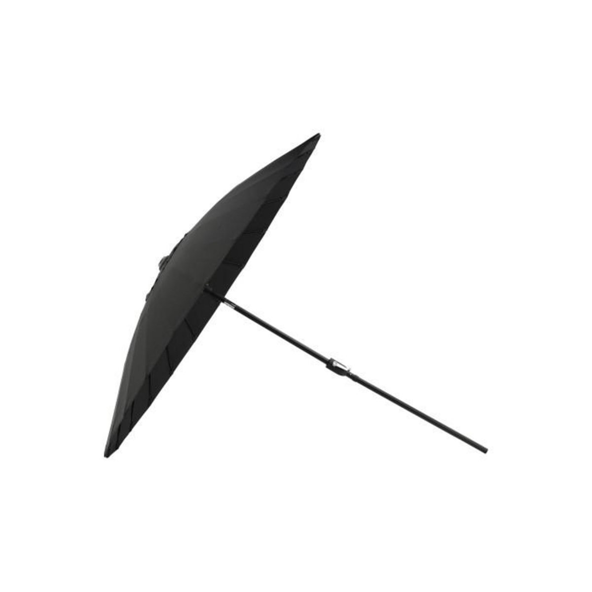 Paris Prix Parasol Design  Palmetto  270cm Noir
