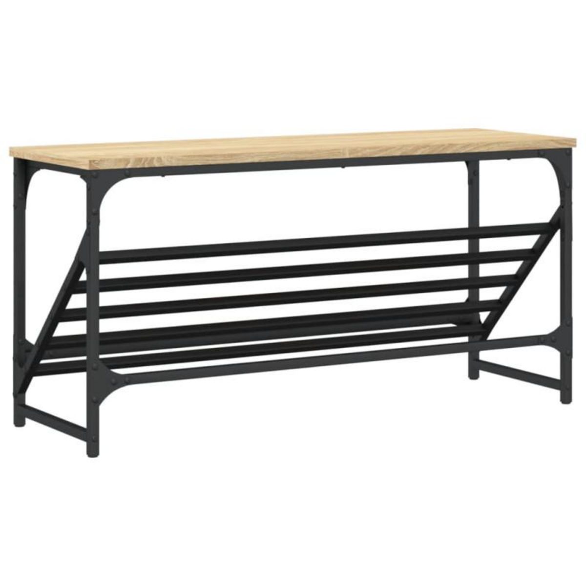 VIDAXL Étagère à chaussures chêne sonoma 90x30x45 cm bois d ingénierie