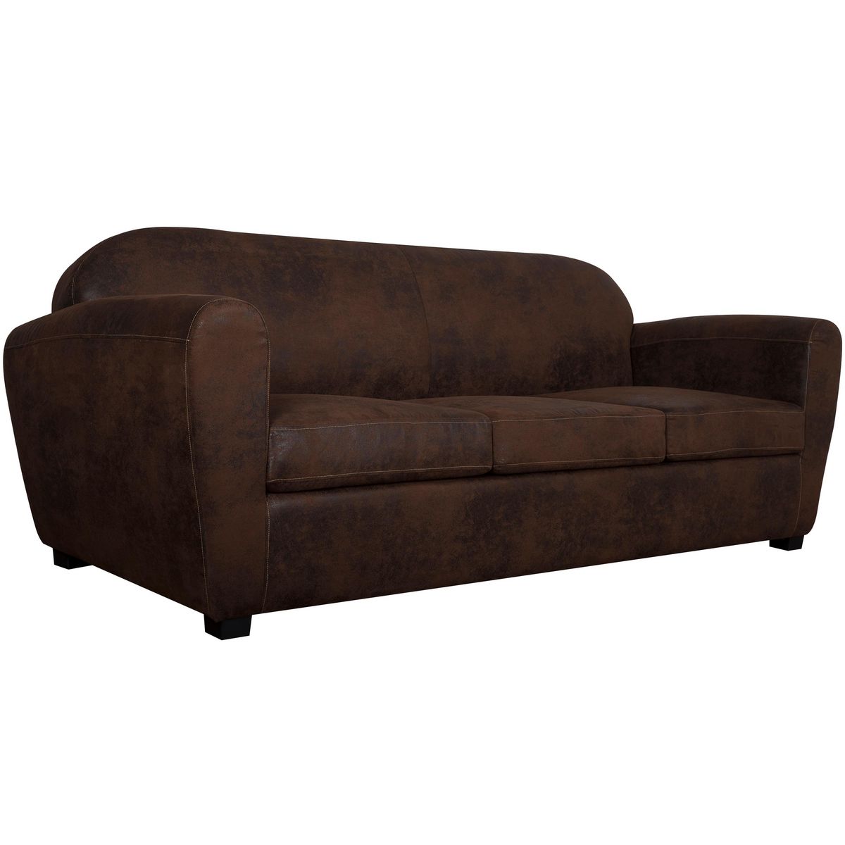 Canapé club 4 places RONAN tissu vintage