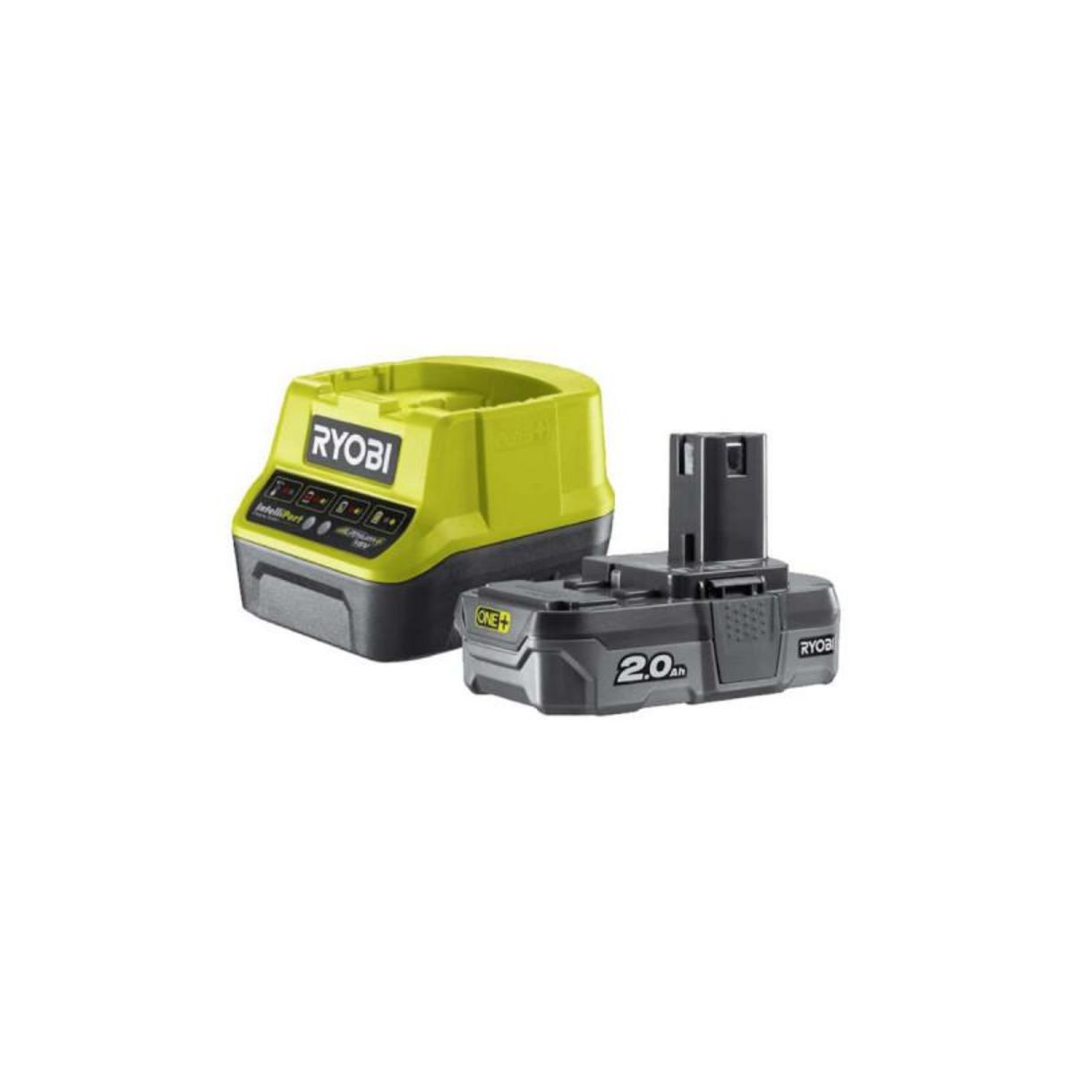 Ryobi Pack RYOBI Déboucheur 18V Oneplus - 1 batterie LithiumPlus 2.0Ah - 1 chargeur rapide 2.0Ah - R18DA-0