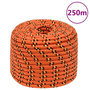 Voir la diapositive 1 : VIDAXL Corde de bateau Orange 14 mm 250 m Polypropylene