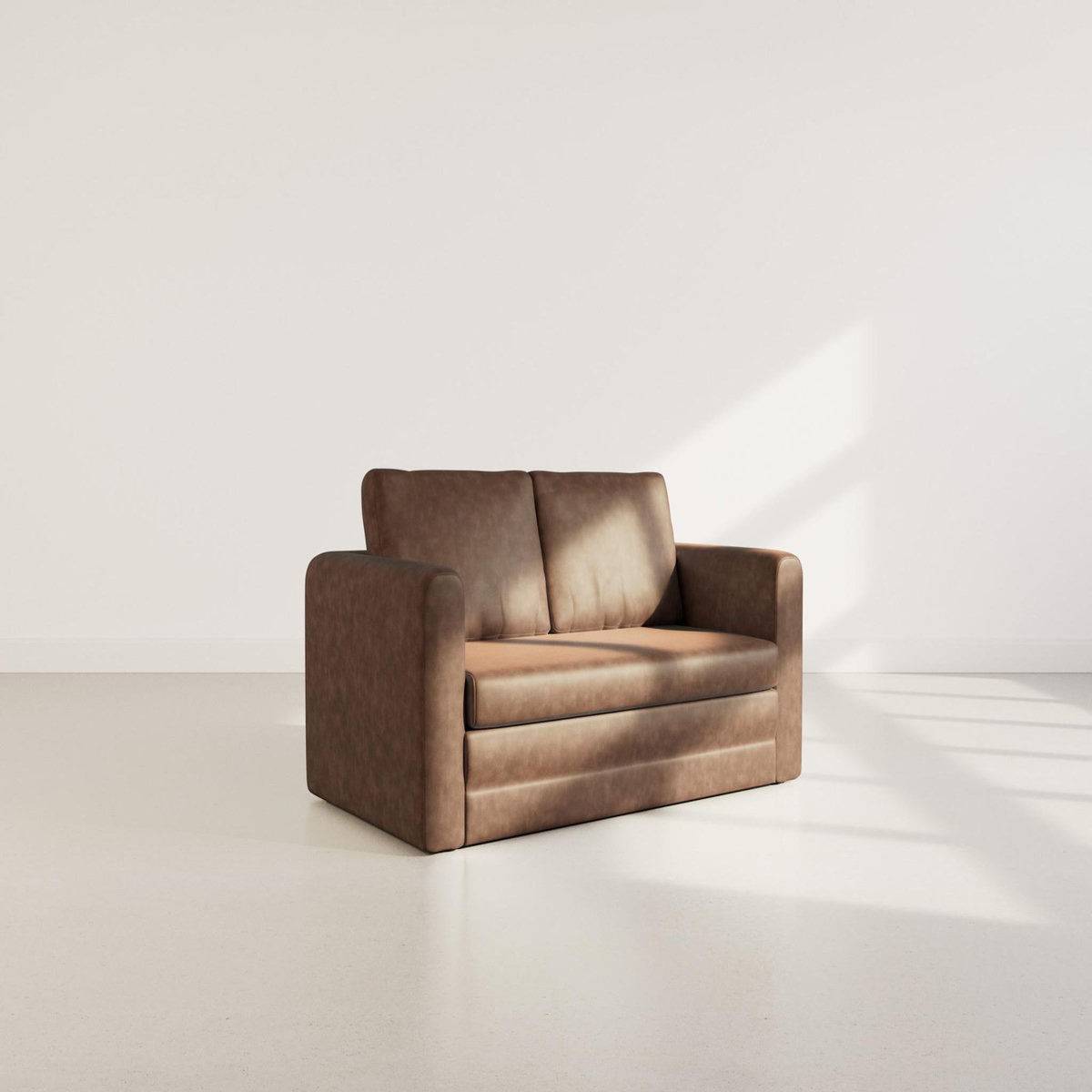 BEST MOBILIER Marilia - canapé 2 places convertible déplimousse en simili