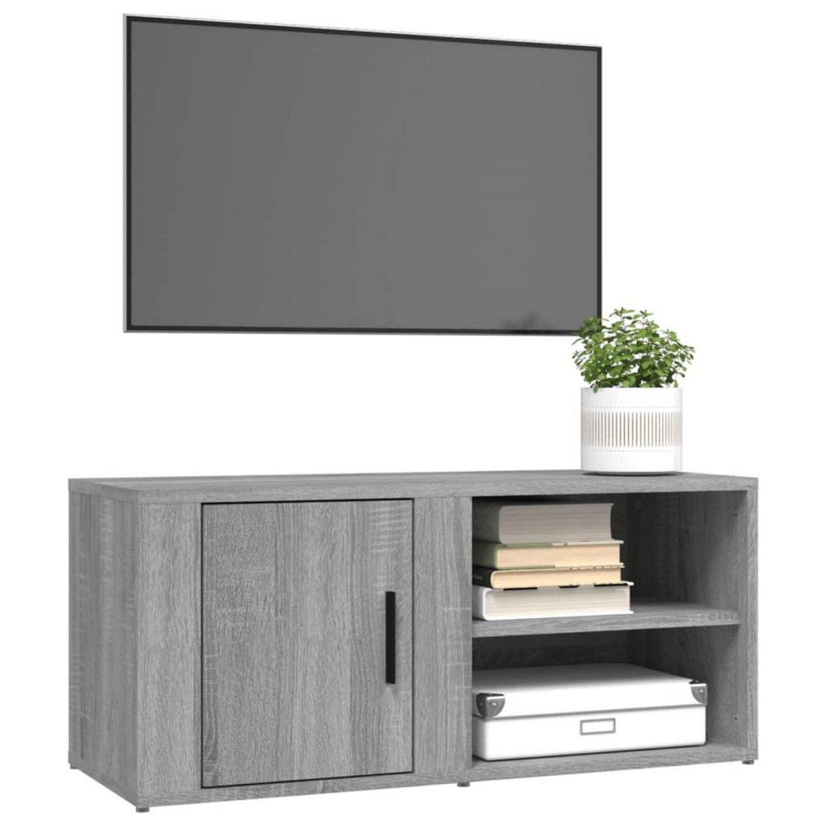 VIDAXL Meubles TV 2 pcs Sonoma gris 80x31,5x36 cm Bois d'ingenierie